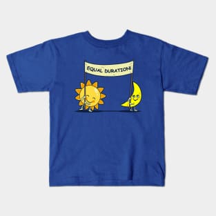 Cute Sun and Moon Equinox Kids T-Shirt